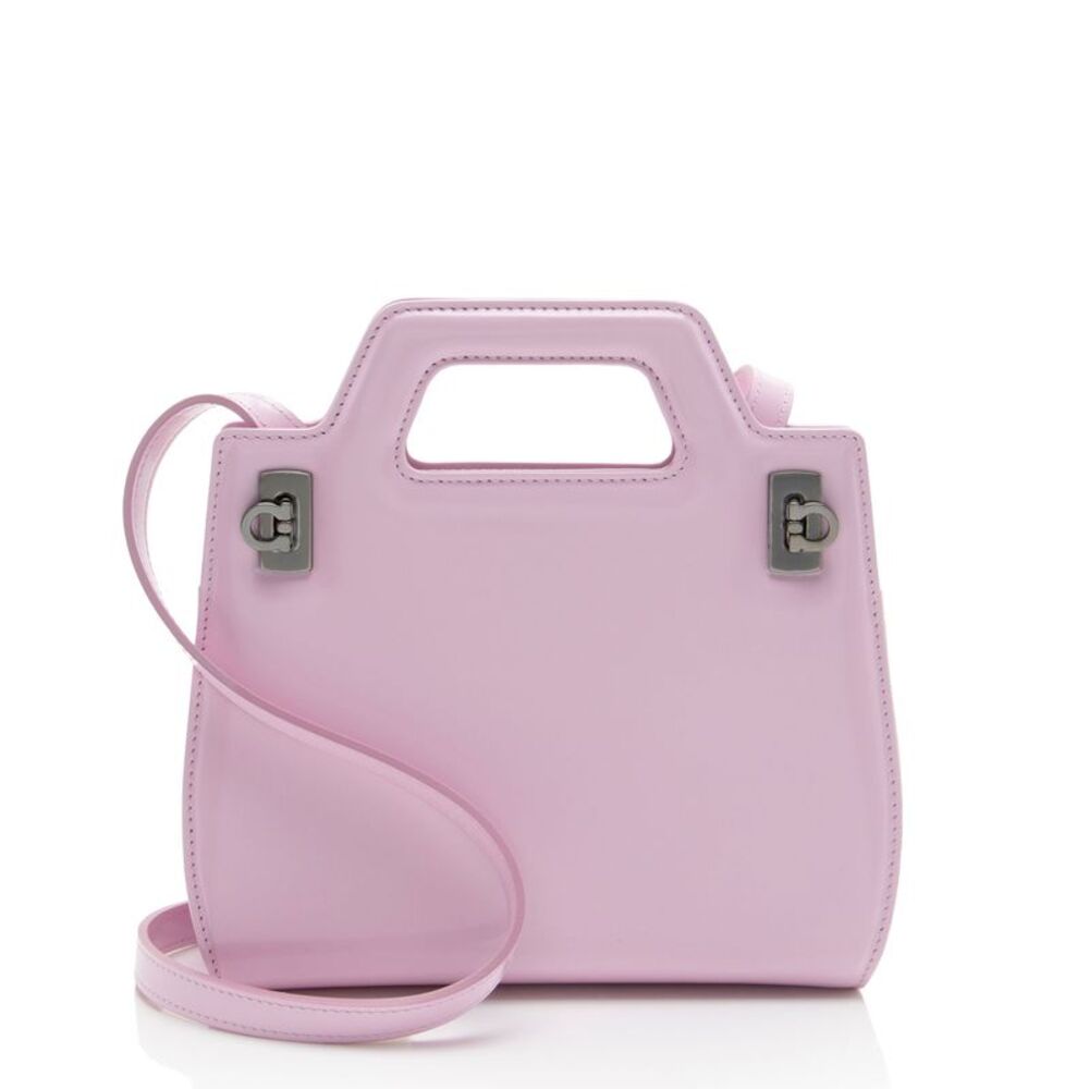 Ferragamo Calfskin Wanda Mini Top Handle